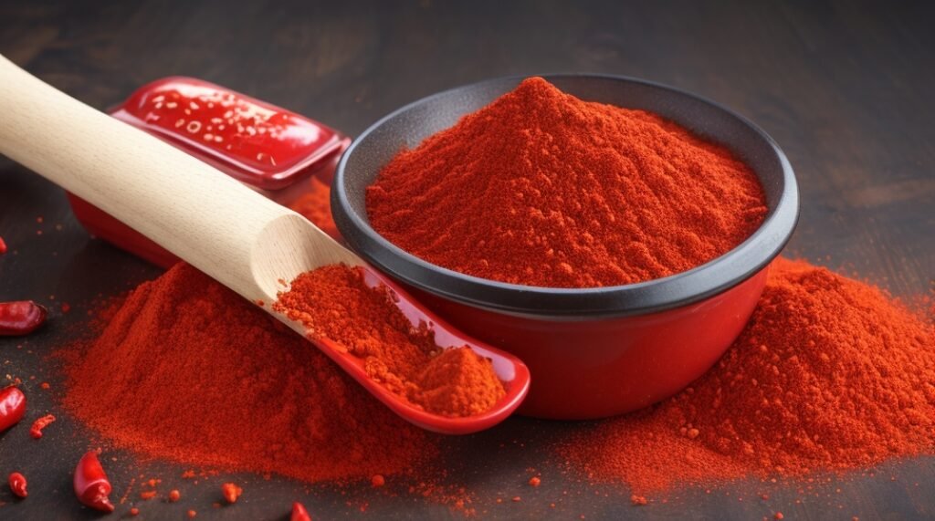 The Best Journey Of Production Of Red Chilli: From Field To Flame 12 Dreamshaper V7 Give Me The Red Chilli Powder Pic 1