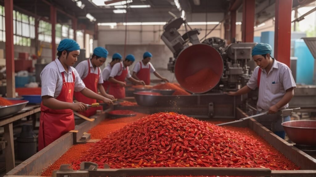 The Best Journey Of Production Of Red Chilli: From Field To Flame 1 Production Of Red Chilli