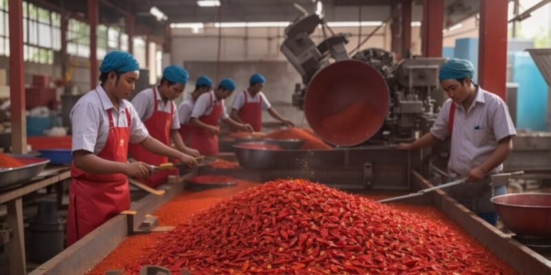 The Best Journey of Production Of Red Chilli: From Field to Flame